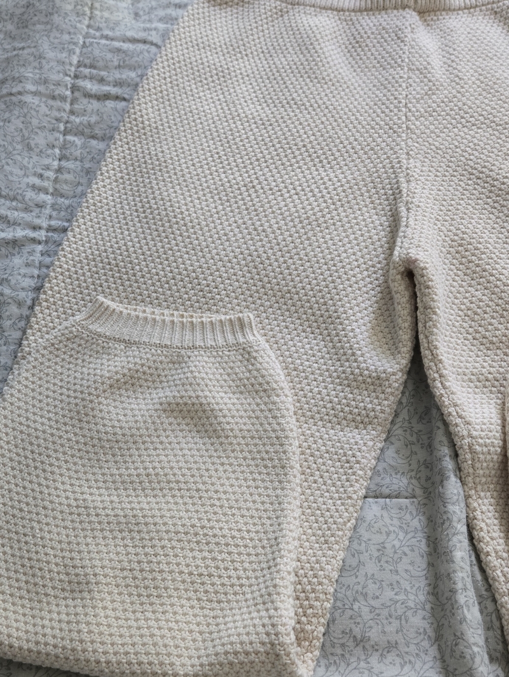 Sincerely Jules Cream/Black Textured Knit Sweater Set M - Picture 6 of 8